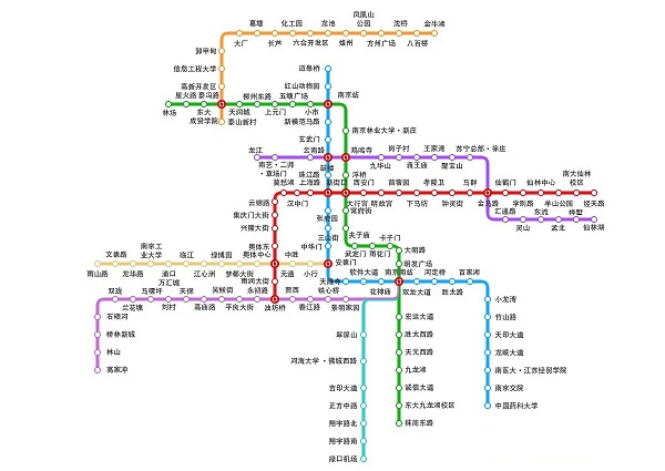 南京最新地铁线路图,南京最新地铁线路图，一场自然美景的探索之旅，南京最新地铁线路图，自然美景的地铁探索之旅